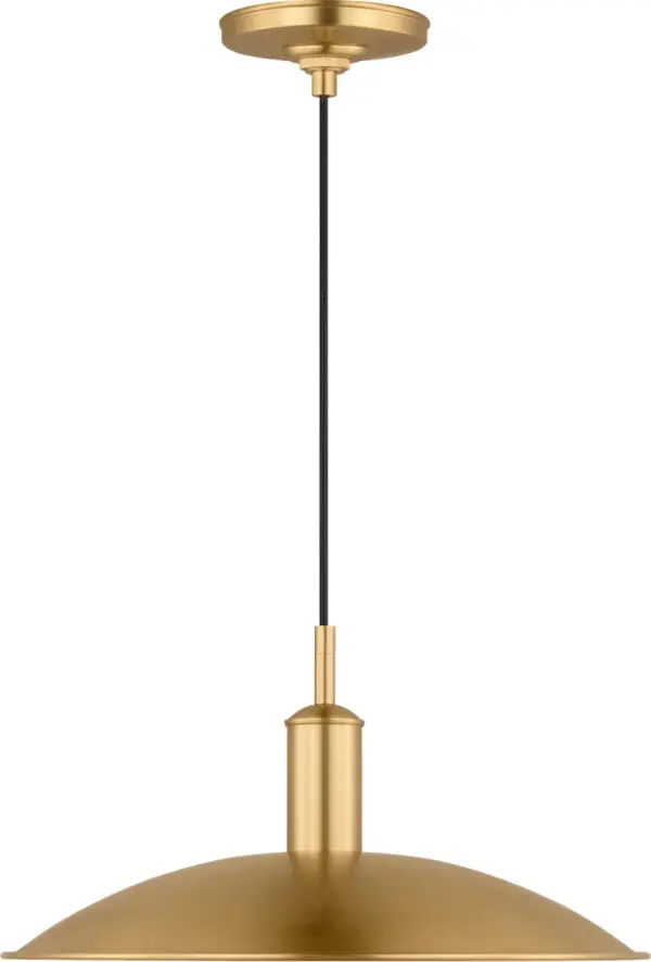 Dash Small Pendant in Burnished Brass - Image 1
