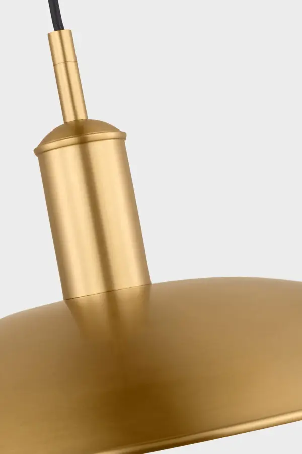 Dash Small Pendant in Burnished Brass - Image 4