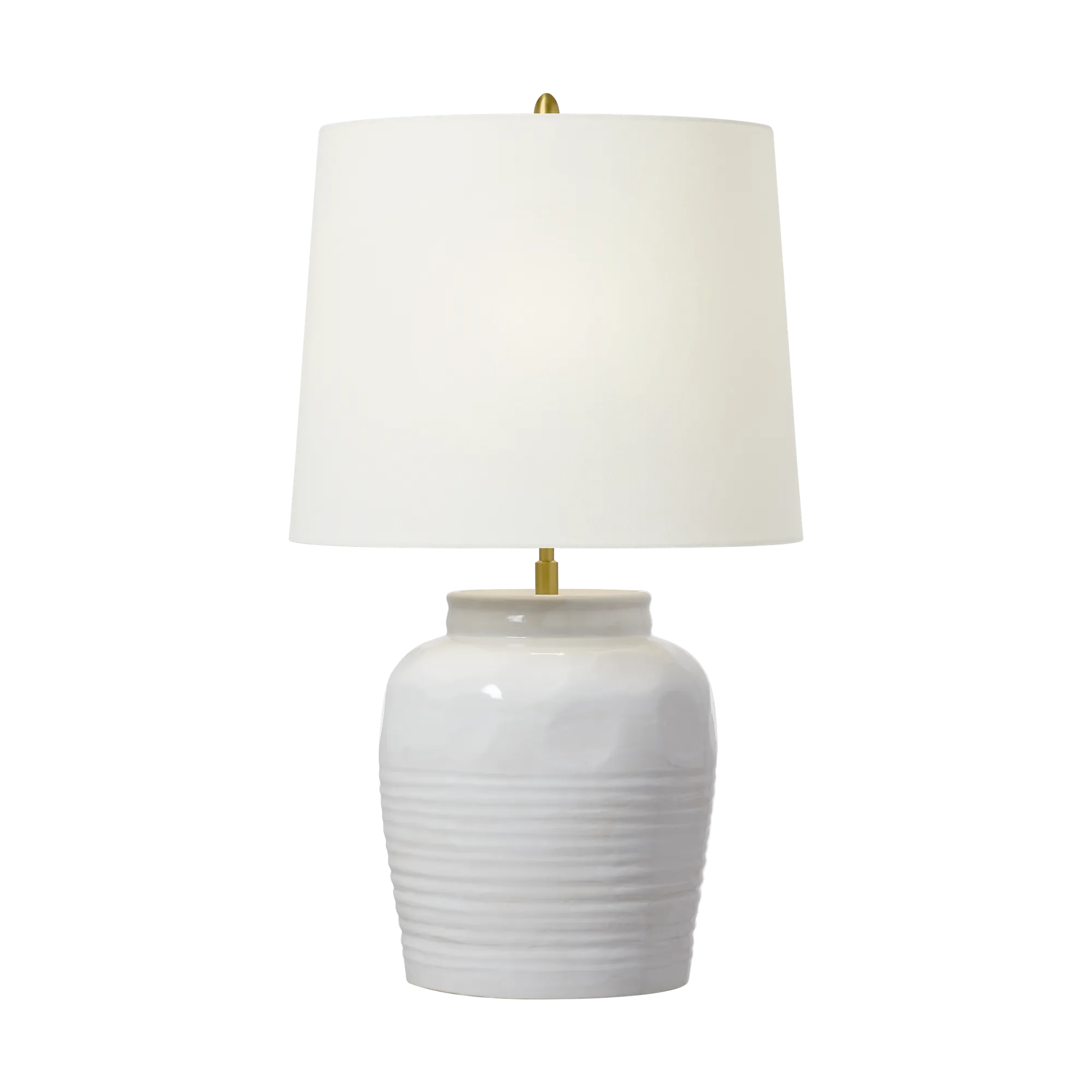 Selena Medium Table Lamp in Natural White