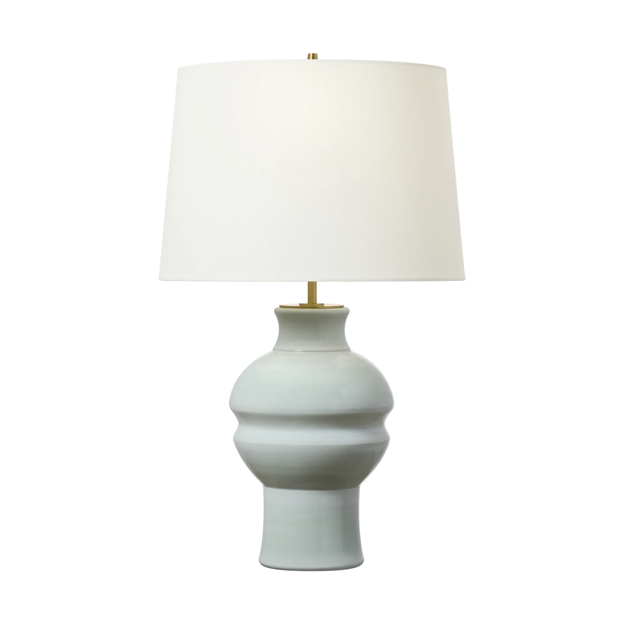 Nova Medium Table Lamp in Silk Green