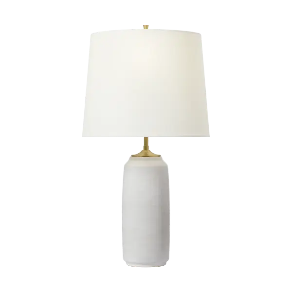 Cato Medium Table Lamp in Natural White - Image 1