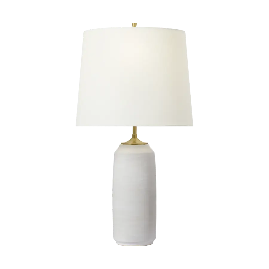 Cato Medium Table Lamp in Natural White - Image 1