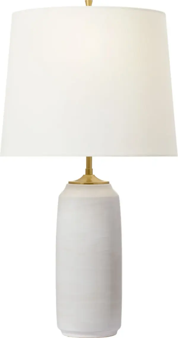 Cato Medium Table Lamp in Natural White - Image 2