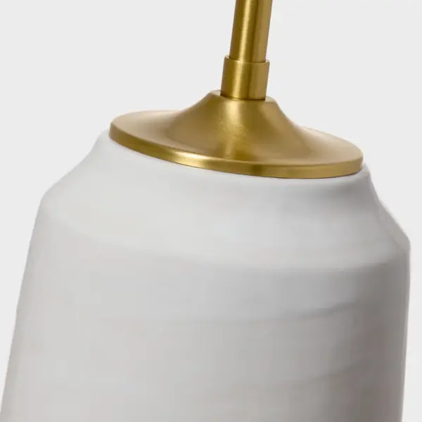 Cato Medium Table Lamp in Natural White - Image 5