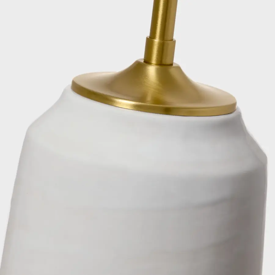 Cato Medium Table Lamp in Natural White - Image 5