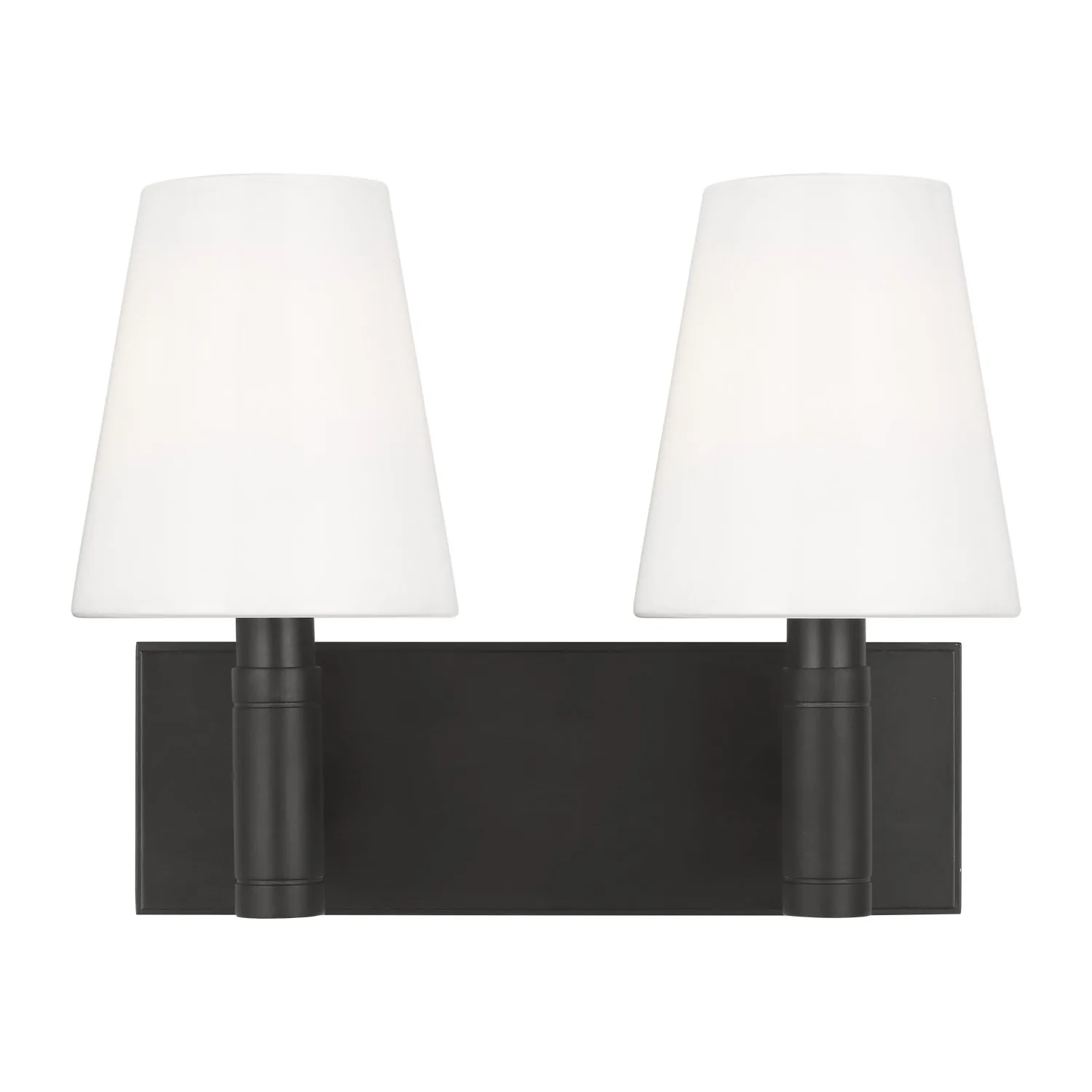 Beckham Classic Two Light Vanity in Aged Iron