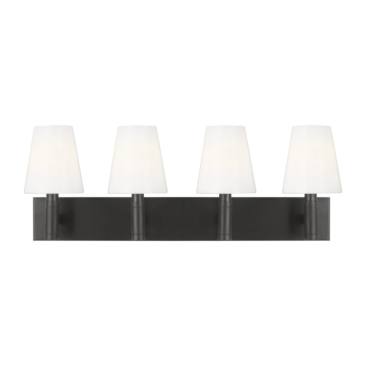 Beckham Classic Four Light Vanity in Aged Iron