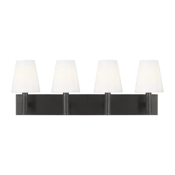 Beckham Classic Four Light Vanity in Aged Iron