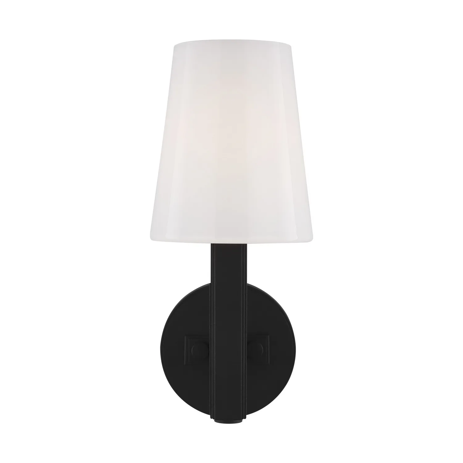 Logan One Light Wall Sconce in Aged Iron