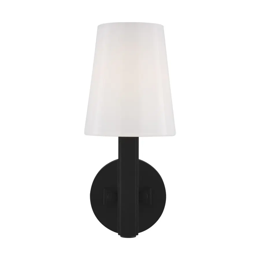 Logan One Light Wall Sconce in Aged Iron