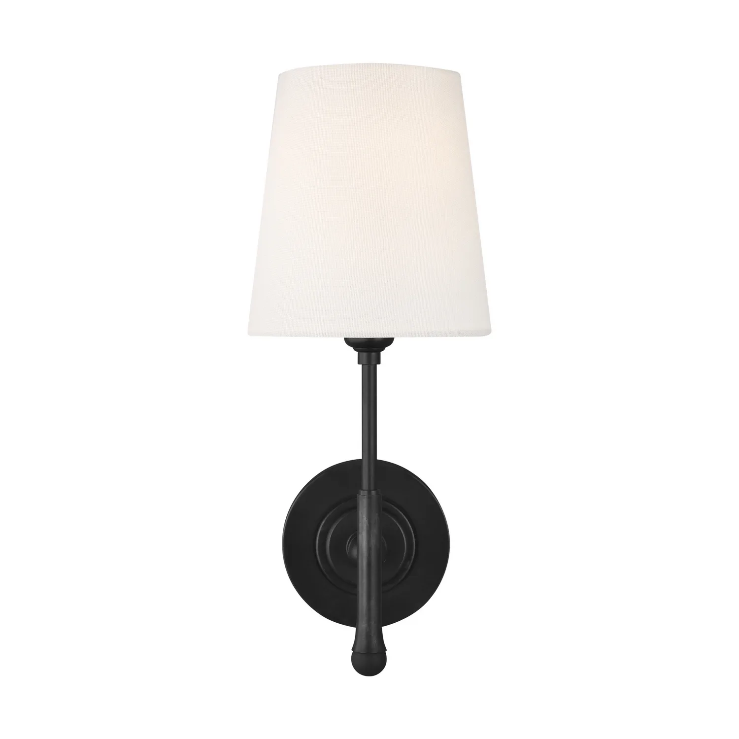 Capri One Light Wall Sconce in Aged Iron