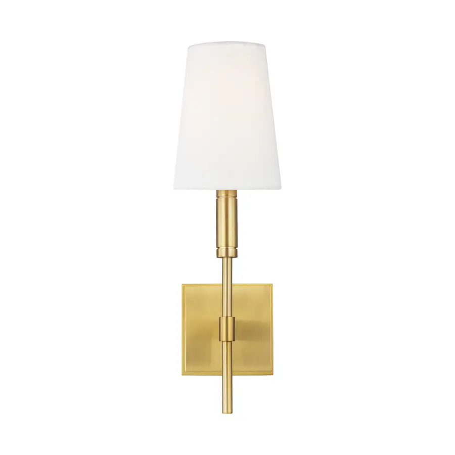 Beckham Classic One Light Wall Sconce in Burnished Brass