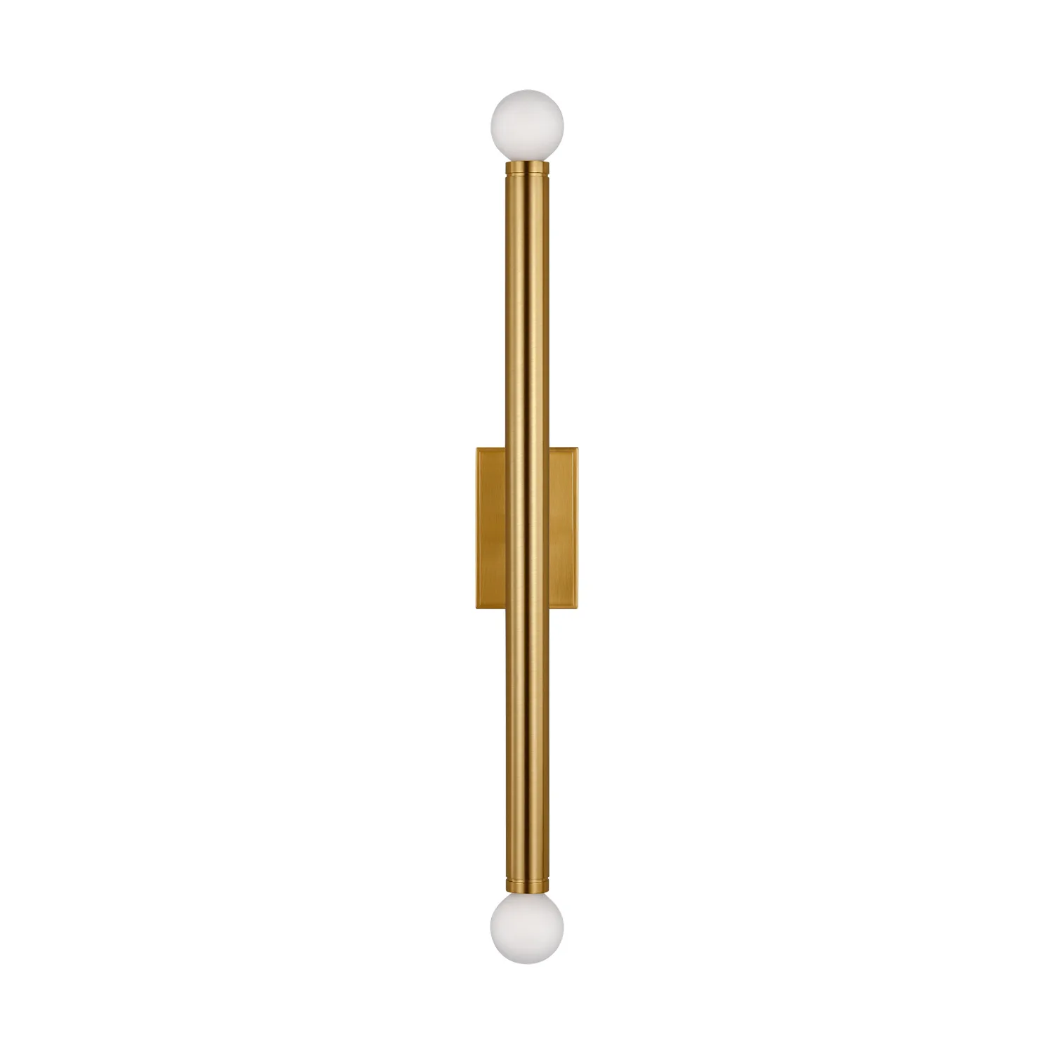 Beckham Modern Two Light Wall Sconce in Burnished Brass