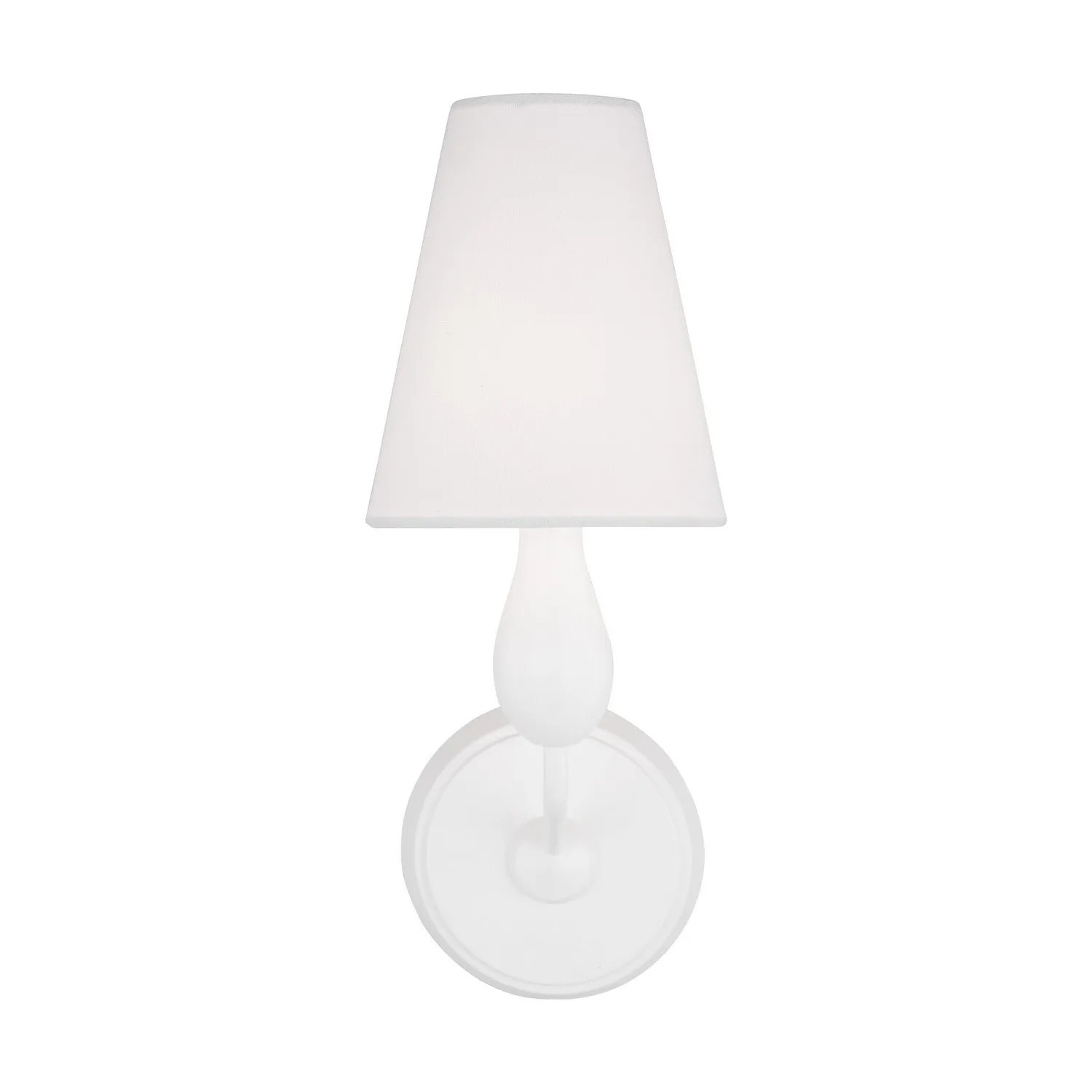 Ziba One Light Bath Vanity in Matte White