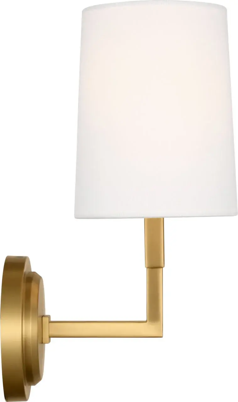 Danica Small Sconce in Burnished Brass - Image 1