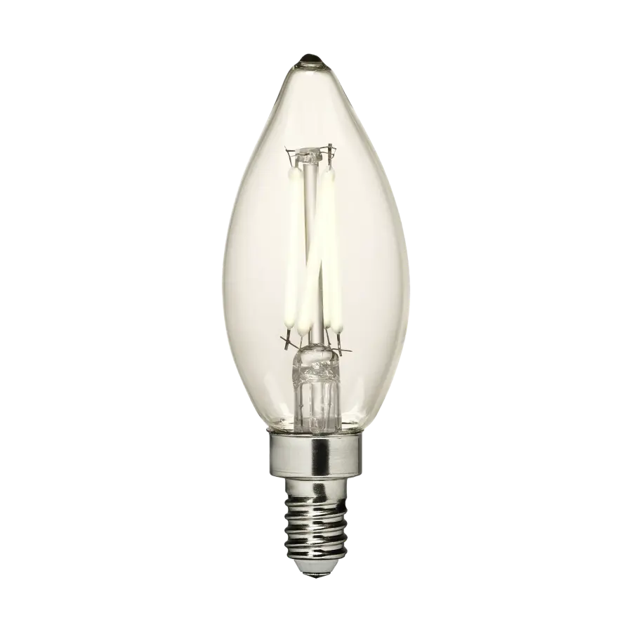 Visual Comfort C11 Clear LED Bulb 4W 2700K - Image 1