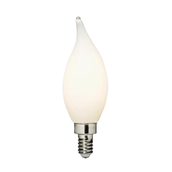 This 4W LED bulb delivers 350 lumens of warm 2700K light in a frosted CA11 candelabra shape. Perfect for chandeliers and sconces, it combines vintage aesthetics with modern efficiency and long-lasting performance.