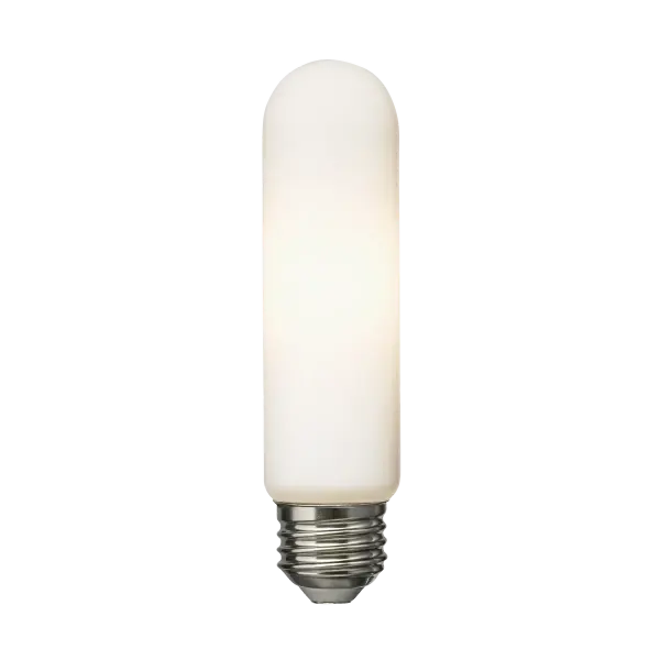 This 4W LED bulb delivers 350 lumens of warm 2700K light through a frosted glass finish, providing soft, even illumination. Perfect for vanities, sconces, and decorative fixtures where the bulb is visible.