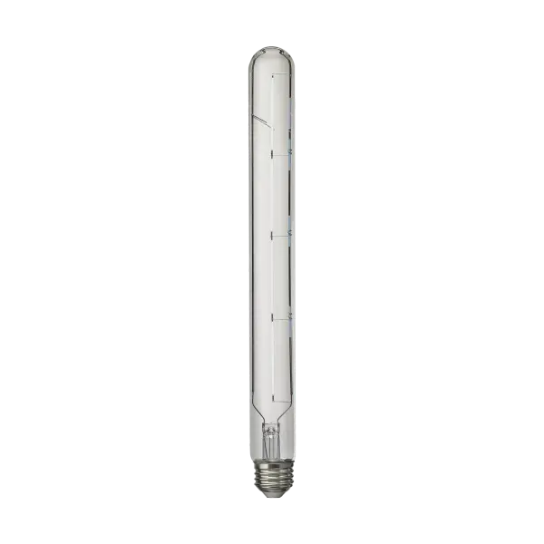 This 7.5W LED bulb delivers 800 lumens of warm 2700K light in a timeless T9 tubular shape. Perfect for exposed bulb fixtures, it combines vintage aesthetics with modern efficiency and long-lasting performance. - alternate view