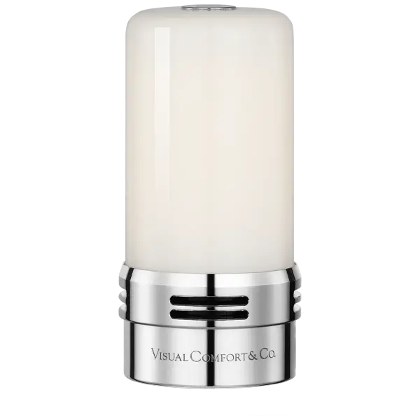 This compact 4-inch rechargeable module delivers 250 lumens of cordless illumination with elegant white glass diffusion. Perfect for creating flexible lighting in any space without electrical constraints.