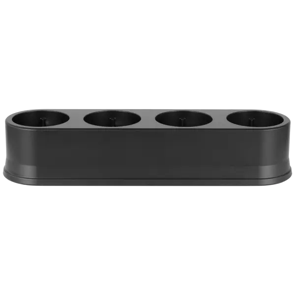 The Quad R45 Universal Charging Station offers a streamlined solution for powering multiple devices simultaneously. Its compact black design fits seamlessly into contemporary interiors while keeping cables organized.