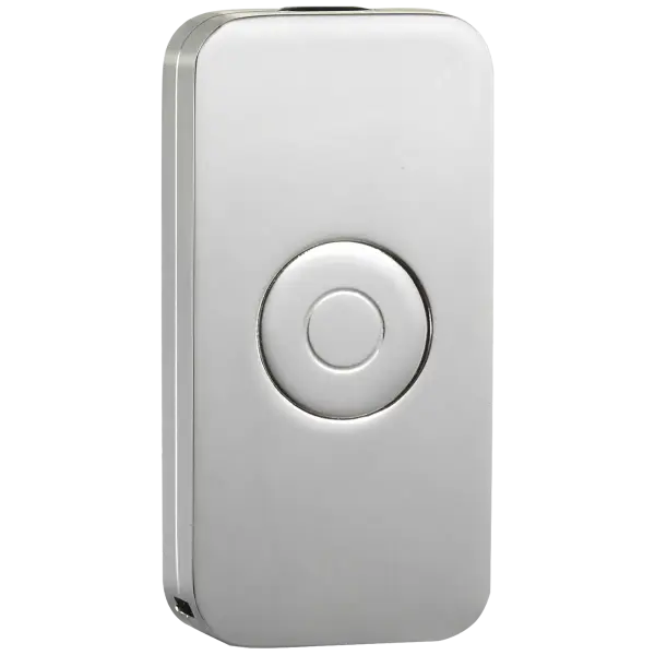 This cordless remote control module offers convenient wireless operation for compatible lighting fixtures. The polished nickel finish adds a refined touch while providing reliable control functionality.