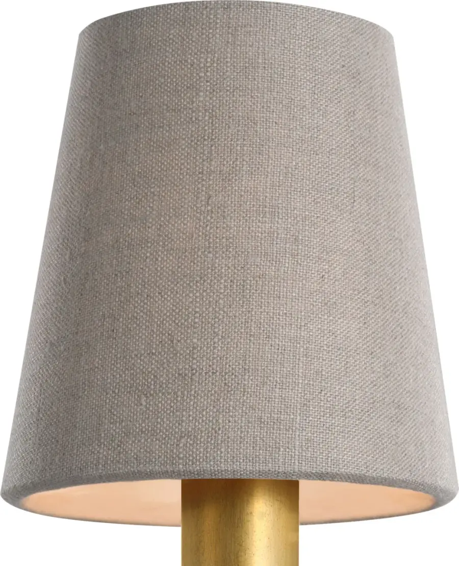 4" Natural Linen Empire Shade - Image 2
