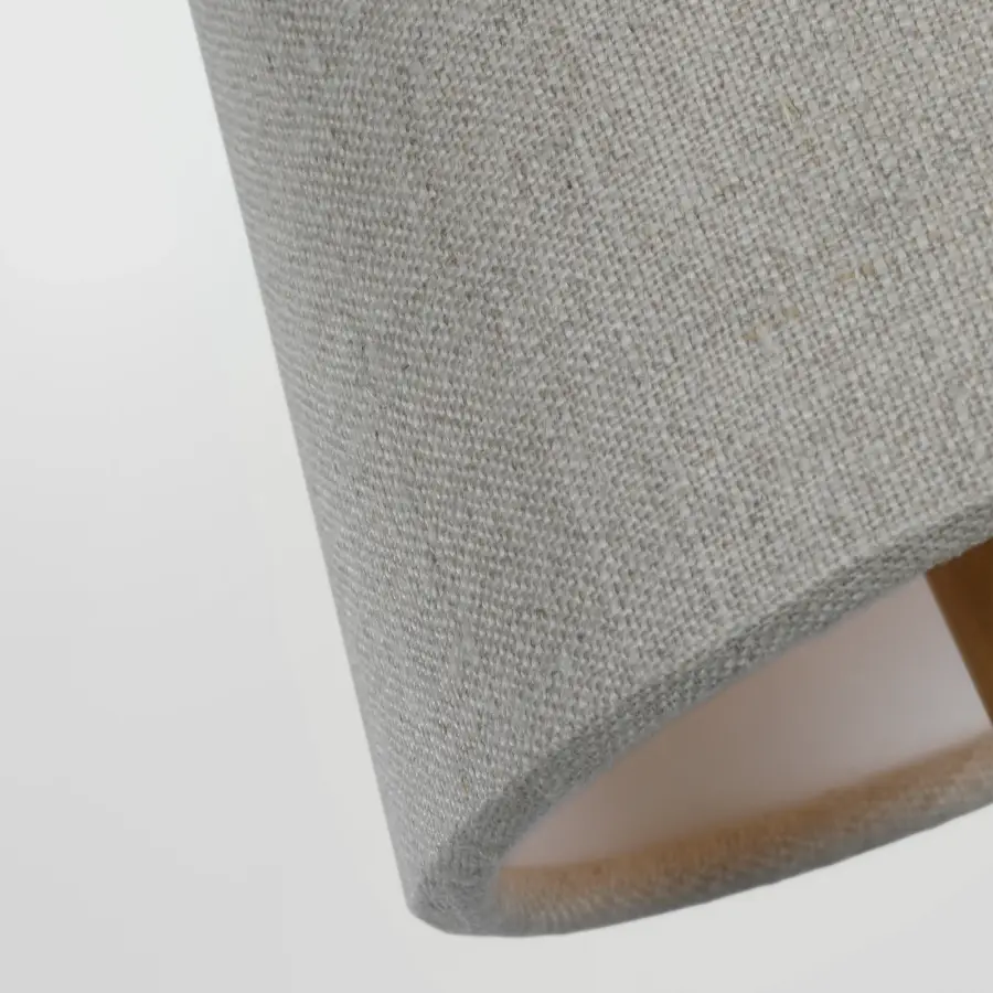 4" Natural Linen Empire Shade - Image 3