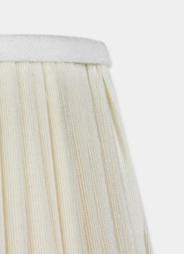 4" Pleated Silk Clip Shade - Image 2