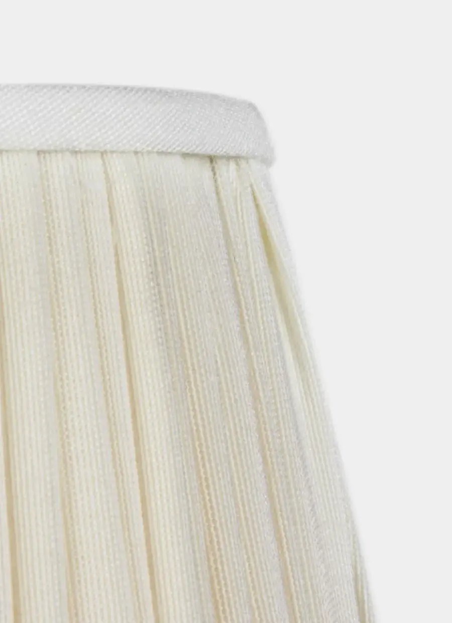 4" Pleated Silk Clip Shade - Image 2