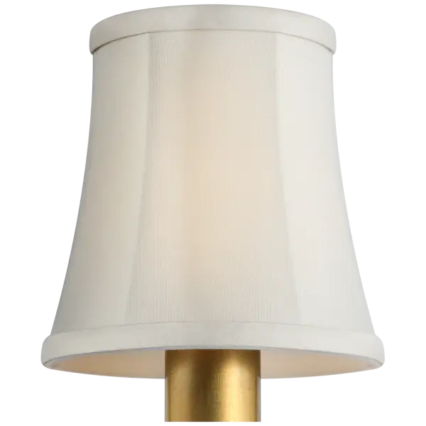 4" Champagne Silk Bell Empire Shade - Image 1