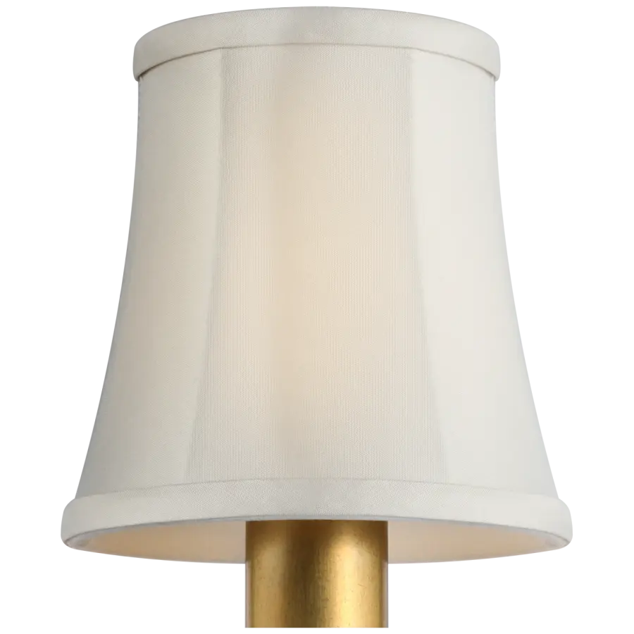 4" Champagne Silk Bell Empire Shade - Image 1