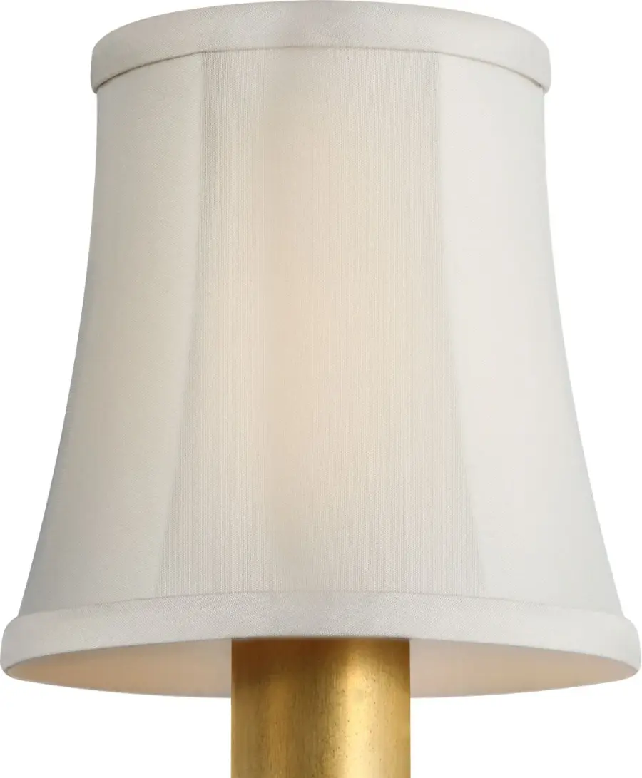 4" Champagne Silk Bell Empire Shade - Image 2