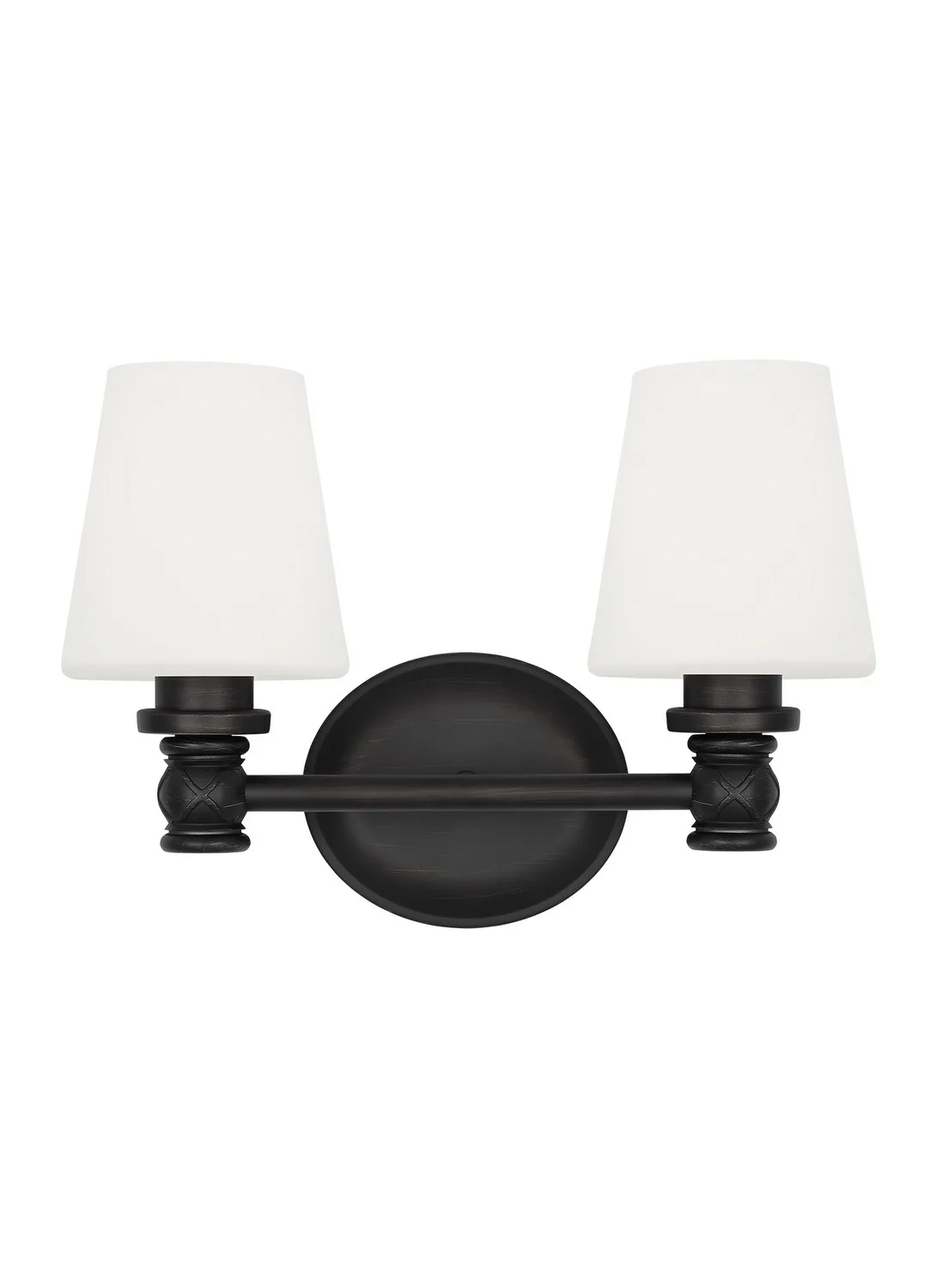 Xavierre Two Light Vanity in Aged Iron