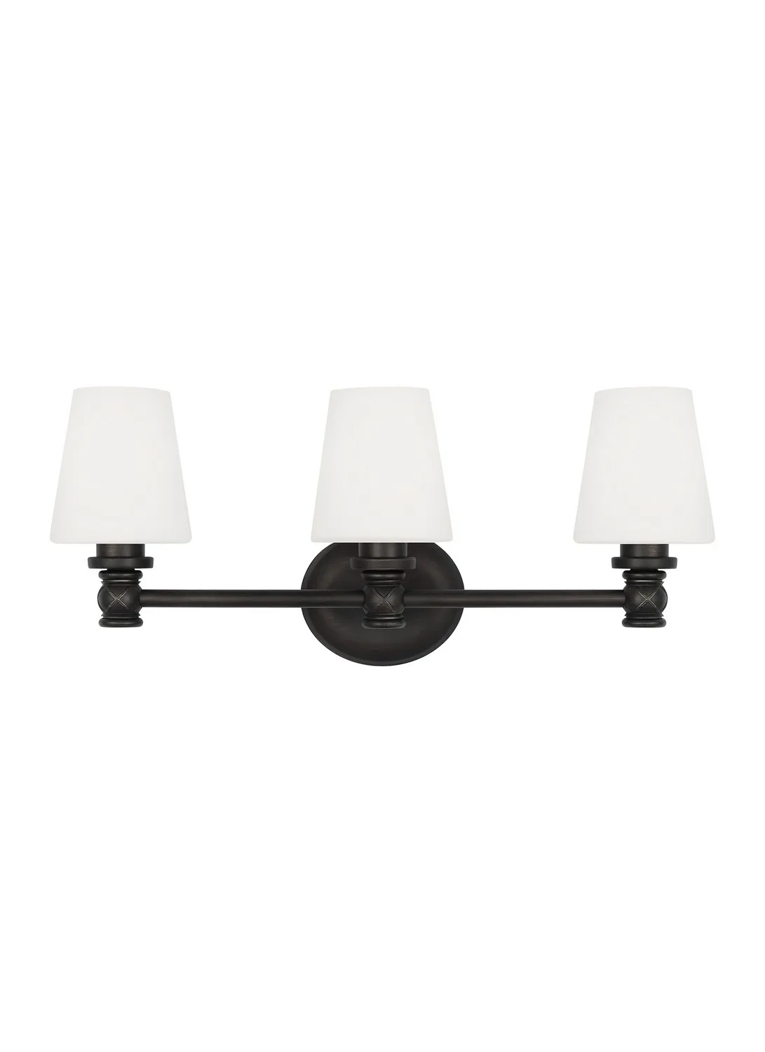 Xavierre Three Light Vanity in Aged Iron