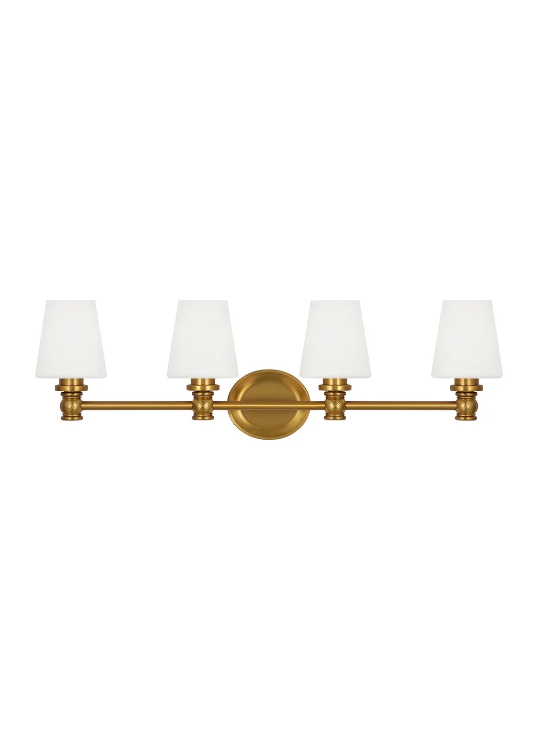 Xavierre 4-Light Vanity in Burnished Brass