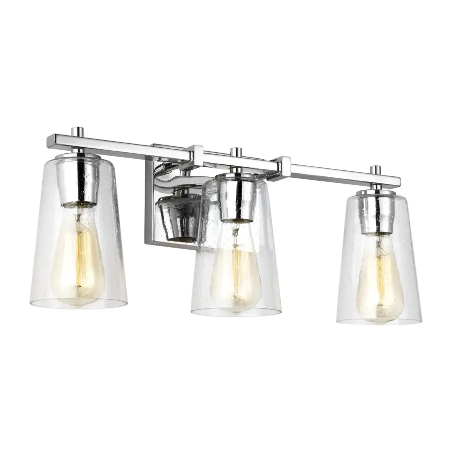 Mercer Three Light Vanity in Chrome
