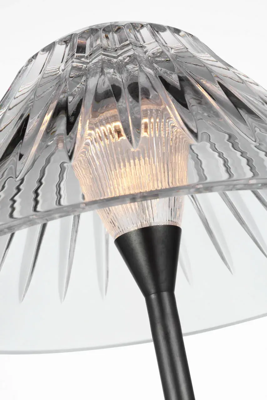Blaze 55" Floor Lamp in Bronze with Clear Crystal - Image 6