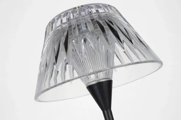 Blaze 12" Rechargeable Table Lamp in Bronze with Clear Crystal - Image 14