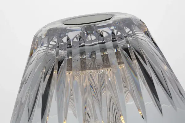 Blaze 12" Rechargeable Table Lamp in Bronze with Clear Crystal - Image 15