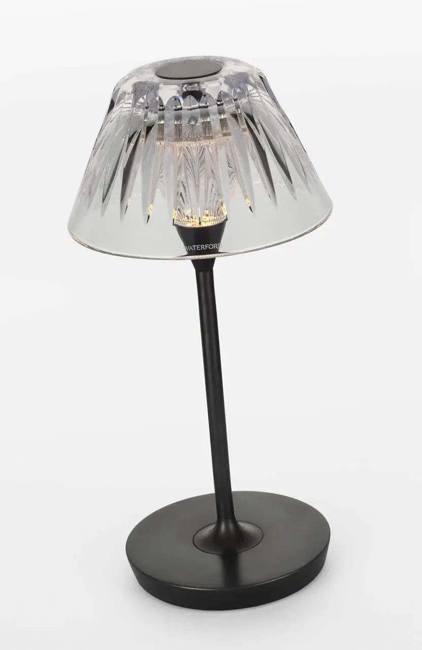 Blaze 12" Rechargeable Table Lamp in Bronze with Clear Crystal - Image 5