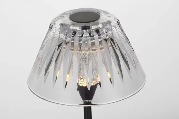 Blaze 12" Rechargeable Table Lamp in Bronze with Clear Crystal - Image 10