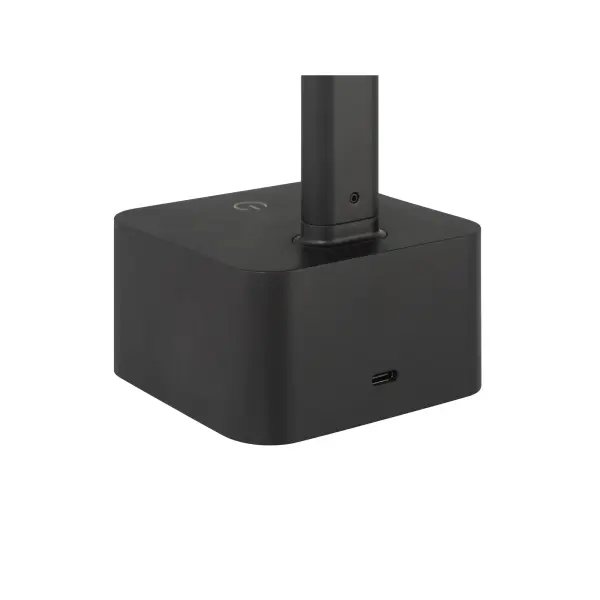 Rechargeable LED Table Lamp in Coal Black - Image 3