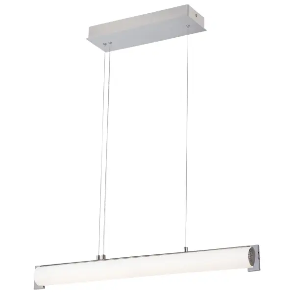 The Tube LED Island combines clean transitional styling with high-performance LED technology. Its compact 30-inch linear profile and brushed nickel finish make it ideal for smaller kitchen islands and workspaces.