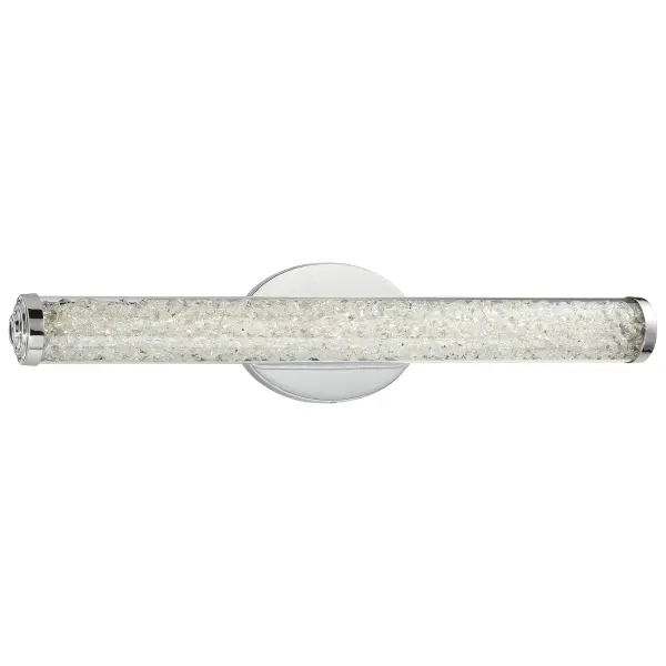 Elegant Crystal-Accented LED Bath Light with Superior Color Rendering