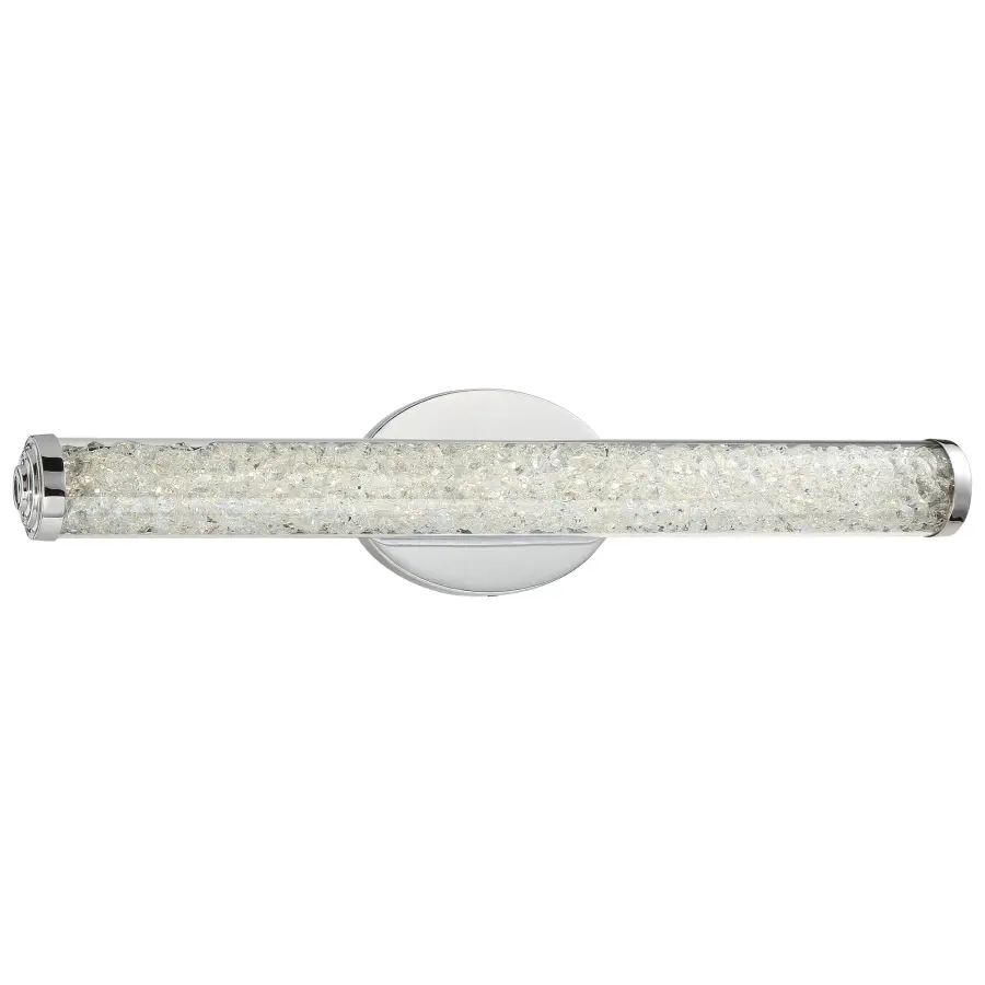 Elegant Crystal-Accented LED Bath Light with Superior Color Rendering