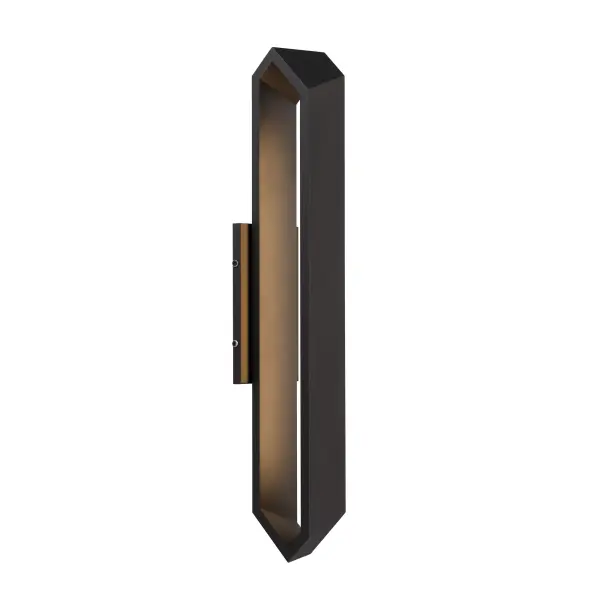 The Pitch LED wall sconce combines traditional styling with modern LED efficiency in a durable wet-rated design. At 25" tall, it provides substantial illumination with 1570 lumens and excellent 94 CRI color rendering.
