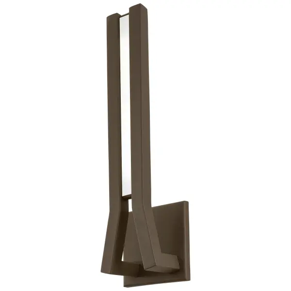 The Tune LED Wall Sconce combines transitional styling with modern LED efficiency. Its compact 16-inch profile and ADA compliance make it ideal for hallways and bathrooms, while the etched white glass provides soft, glare-free illumination. - alternate view
