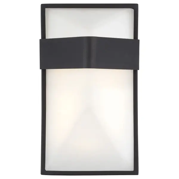The Wedge LED Pocket Lantern combines transitional styling with modern LED efficiency in a compact 9-inch profile. ADA-compliant design with etched white glass diffusion and dimmable 820-lumen output makes it ideal for hallways, bathrooms, and accessible spaces.