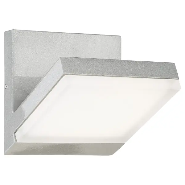 The Angle LED Wall Sconce combines modern efficiency with transitional styling. Its compact 6-inch square profile and etched opal glass deliver soft, even illumination at 1717 lumens with excellent color rendering.